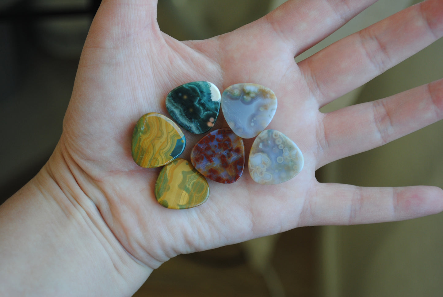 20mm trillion Ocean Jasper cabochons