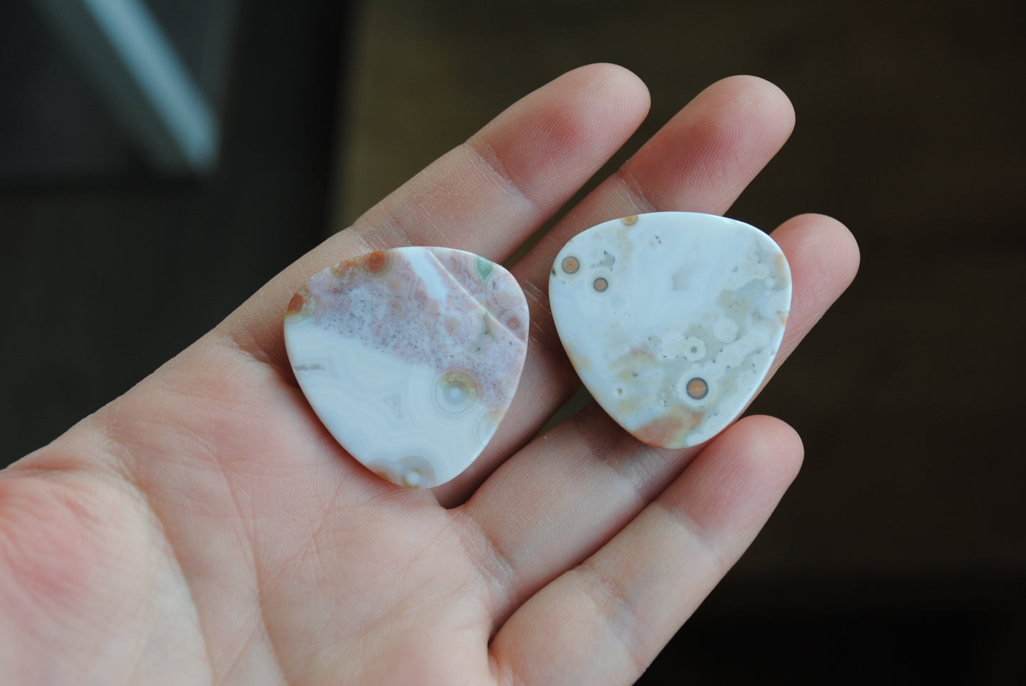 30mm trillion Ocean Jasper cabochons