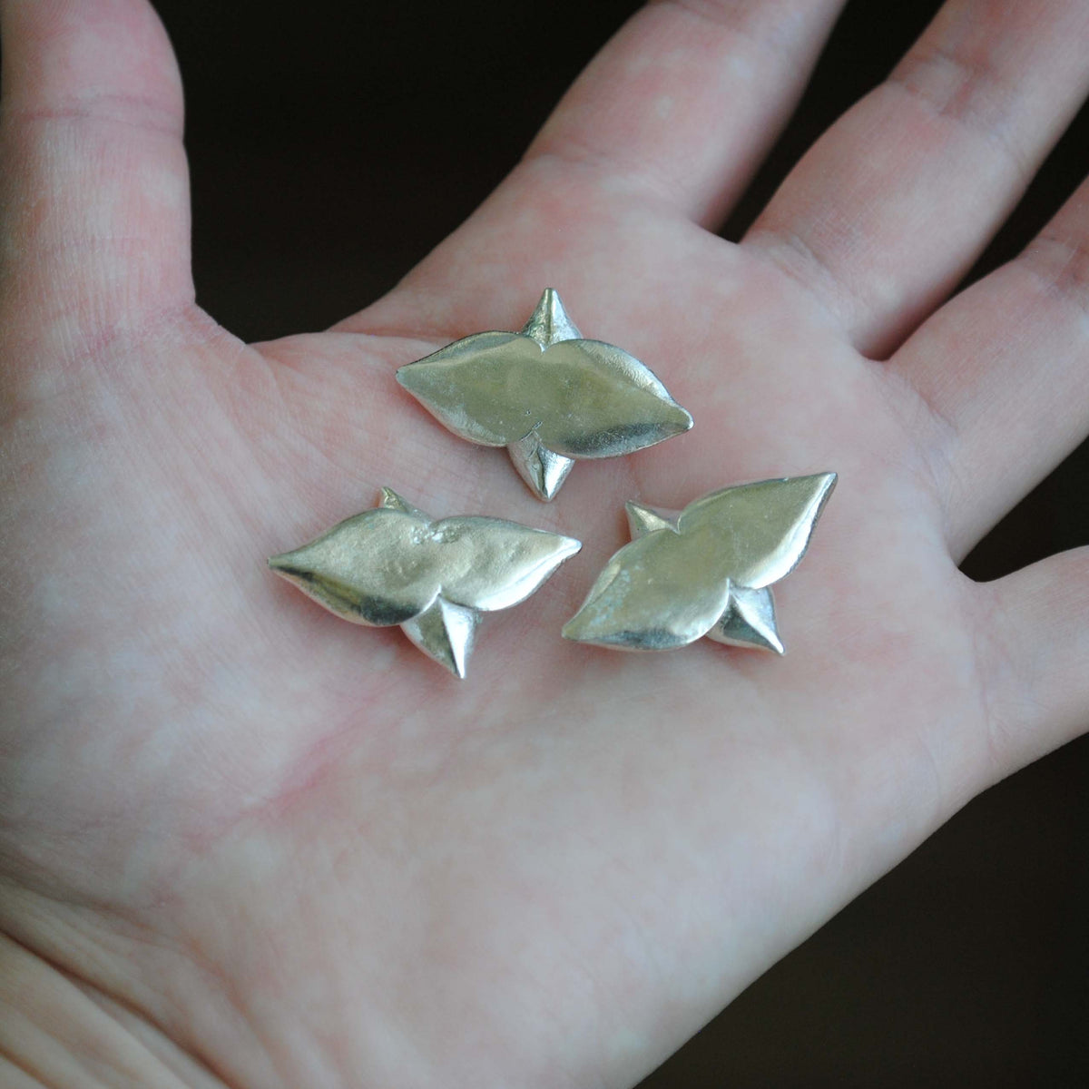 Sterling silver succulent castings