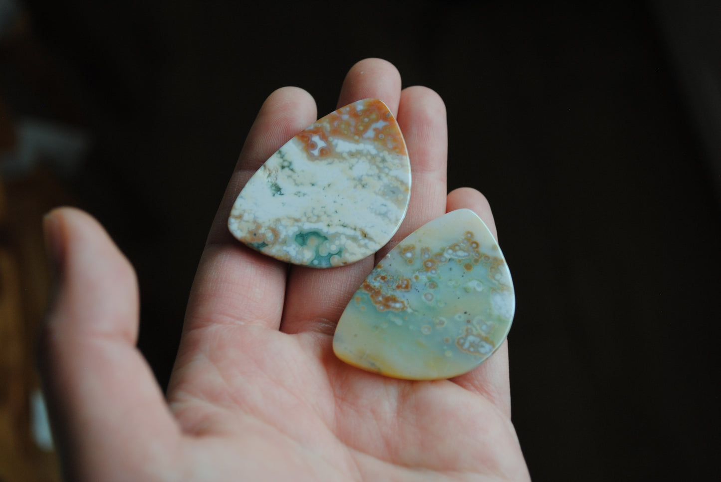 31x45mm Ocean Jasper cabochons