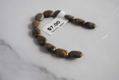 Dendritic jasper beads