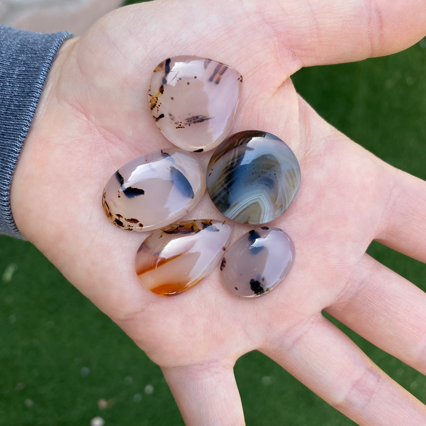 Montana agate cabochons