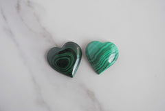 Malachite hearts