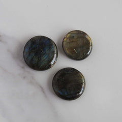 Labradorite round cabochons