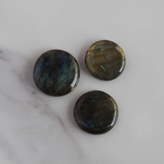 Labradorite round cabochons