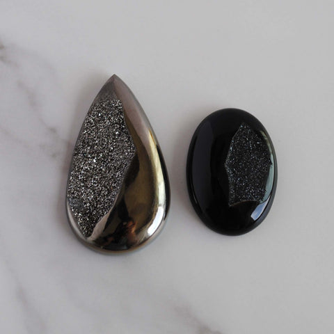 Druzy cabochons