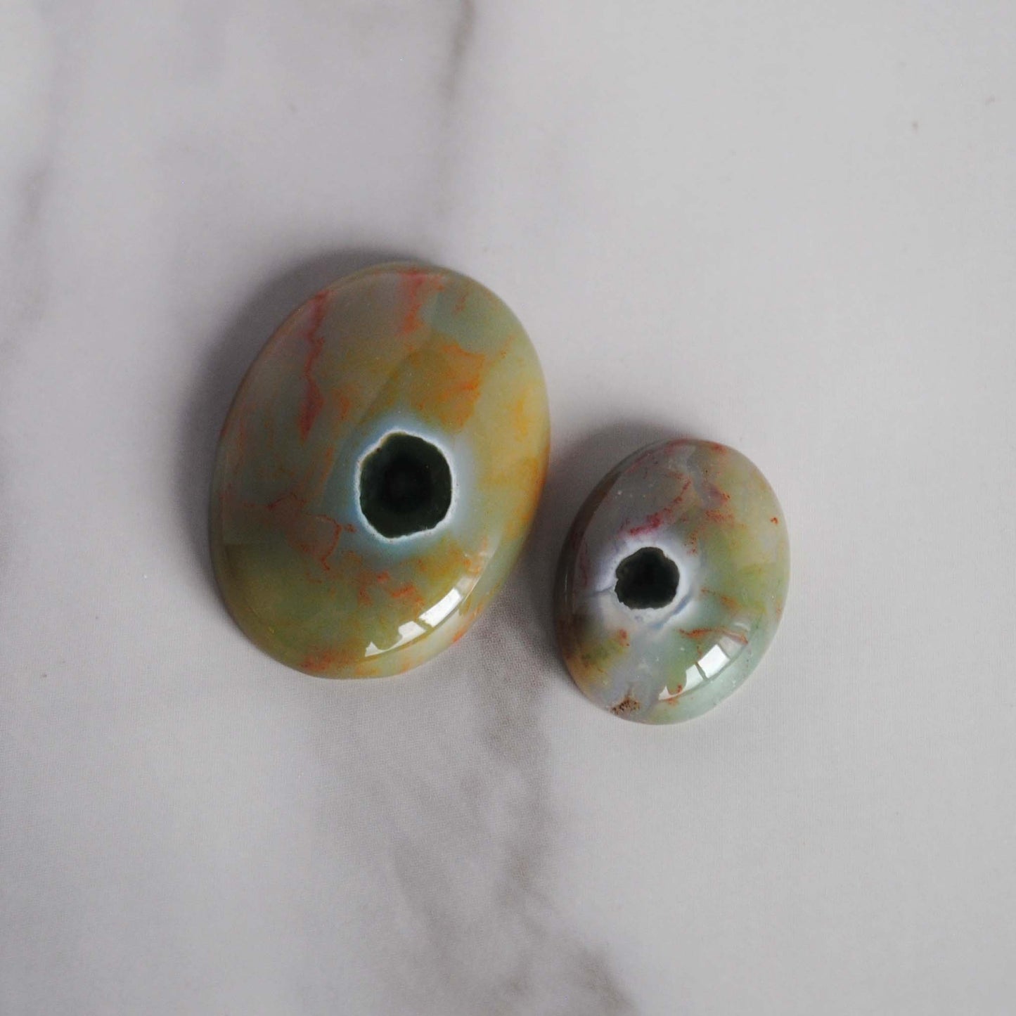 Oval Ocean Jasper cabochons