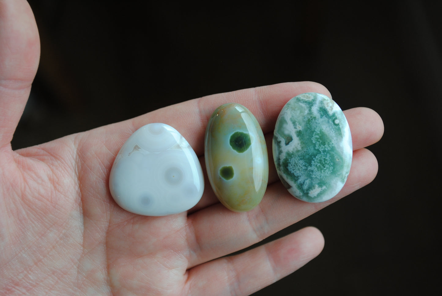 Ocean Jasper cabochons
