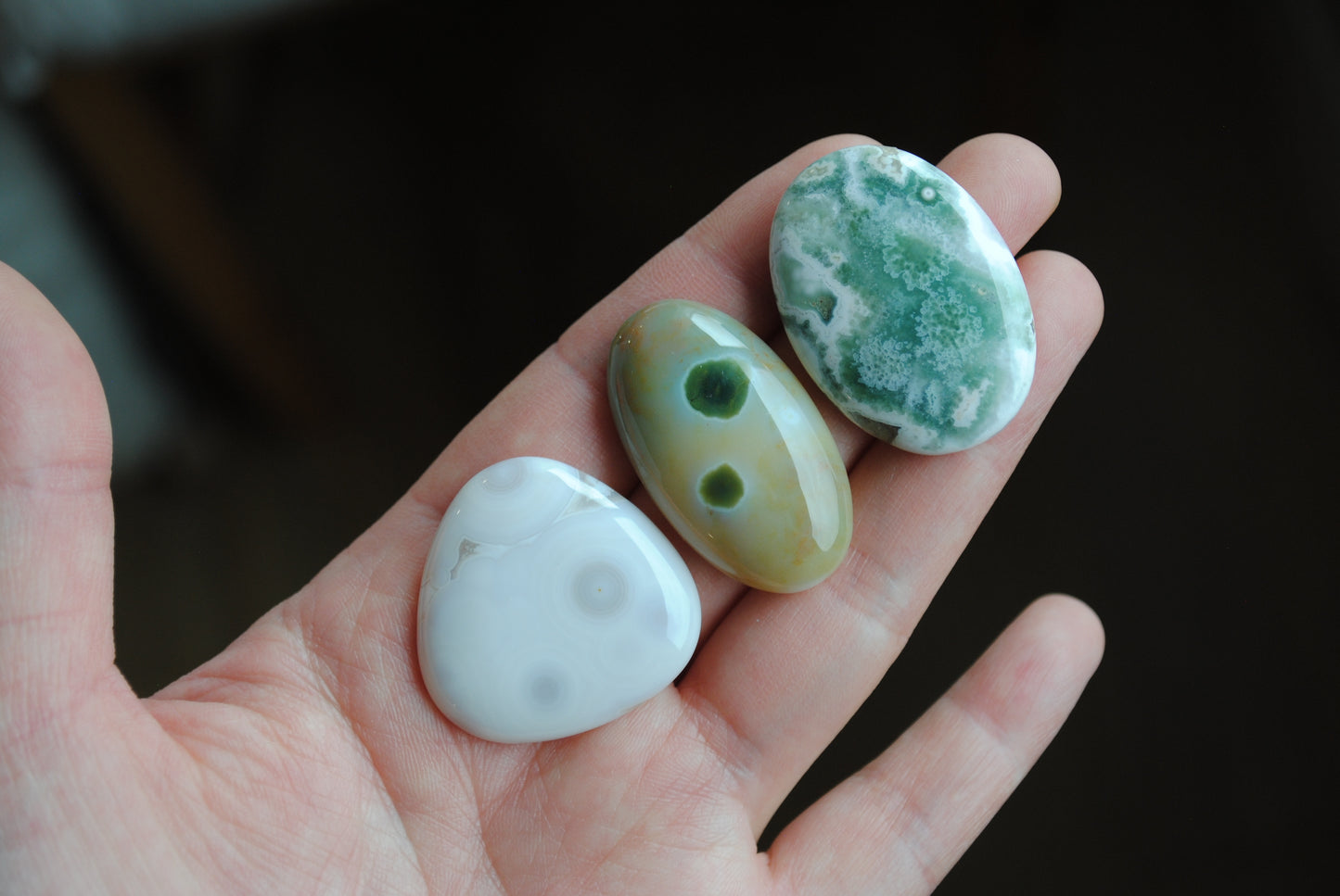 Ocean Jasper cabochons