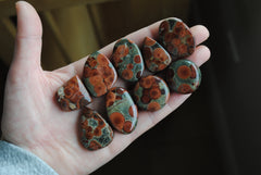 Poppy Jasper cabochons