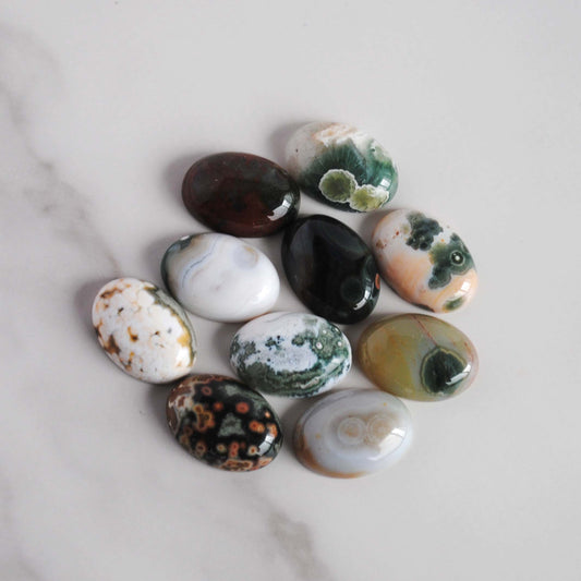 Oval 18x13mm Ocean Jasper cabochons