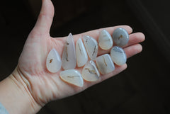 Dendritic agate cabochons (Lot B)