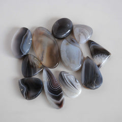 Botswana agate cabochons (Lot A)