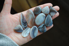 Botswana agate cabochons (Lot A)