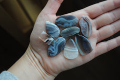 Botswana agate cabochons (Lot C)