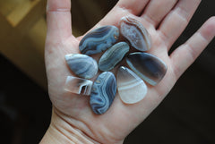 Botswana agate cabochons (Lot C)