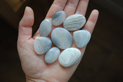 Botswana agate cabochons (Lot D)