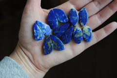Lapis lazuli cabochons (Lot A)