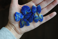 Lapis lazuli cabochons (Lot A)