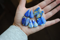 Lapis lazuli cabochons (Lot C)