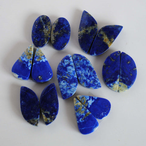 Lapis lazuli cabochons (Lot D)