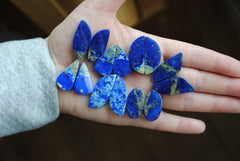 Lapis lazuli cabochons (Lot D)