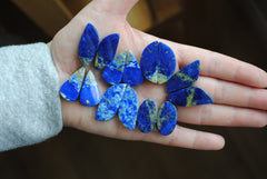 Lapis lazuli cabochons (Lot D)