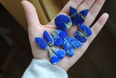 Lapis lazuli cabochons (Lot D)
