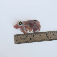 Ocean Jasper carved frog