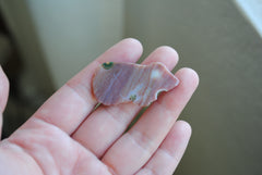 Ocean Jasper carved frog