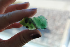 Ocean Jasper carved frogs (Lot B)