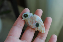 Ocean Jasper carved bird (Large A)