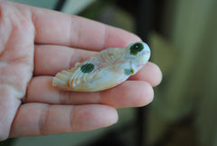 Ocean Jasper carved bird (Large A)