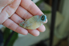 Ocean Jasper carved bird (Large D)