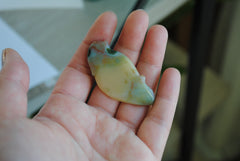 Ocean Jasper carved bird (Large D)