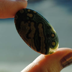 Ocean Jasper 35x20mm oval cabochons (Lot AA)