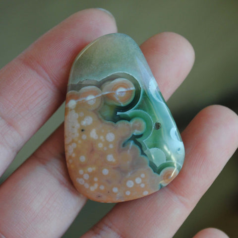 Ocean Jasper freeform cabochon
