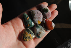 Ocean Jasper freeform cabochons (Lot A)