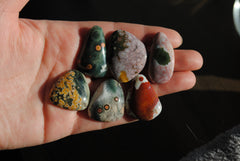 Ocean Jasper freeform cabochons (Lot A)
