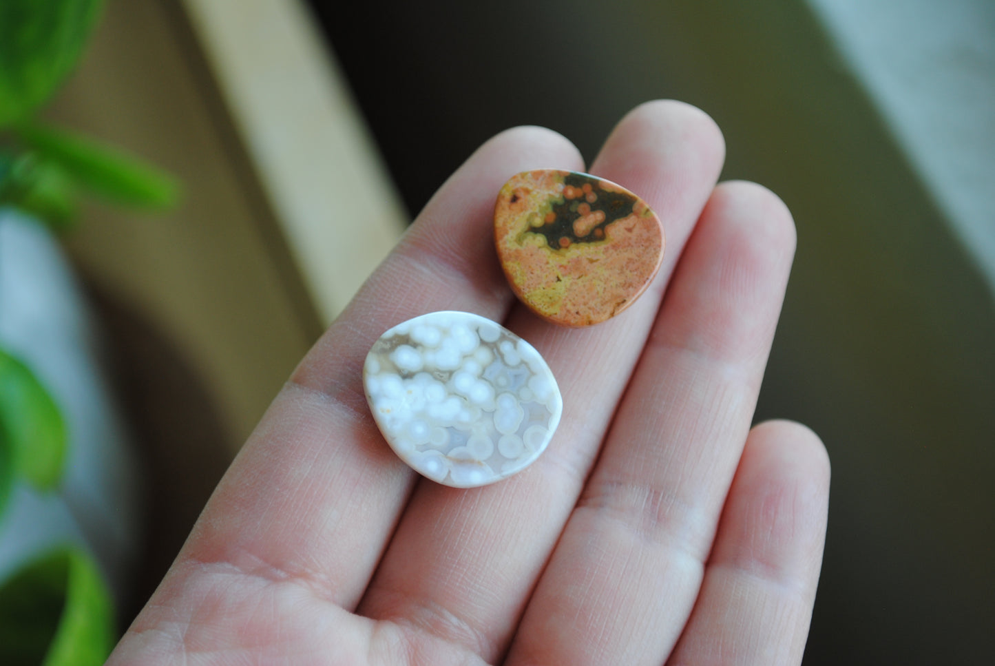 Ocean Jasper freeform cabochons