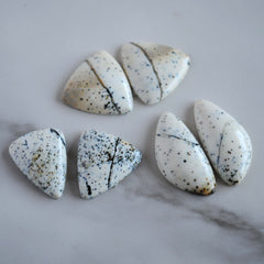 Dalmatian opal cabochons