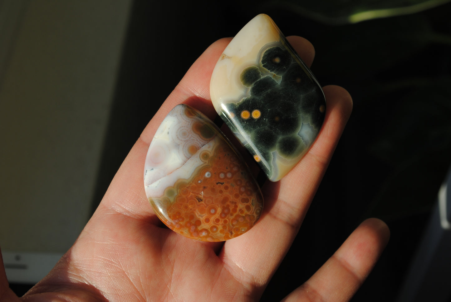 Ocean Jasper freeform cabochons