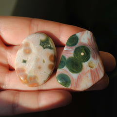 Ocean Jasper freeform cabochons