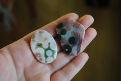 Ocean Jasper freeform cabochons