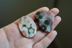 Ocean Jasper freeform cabochons
