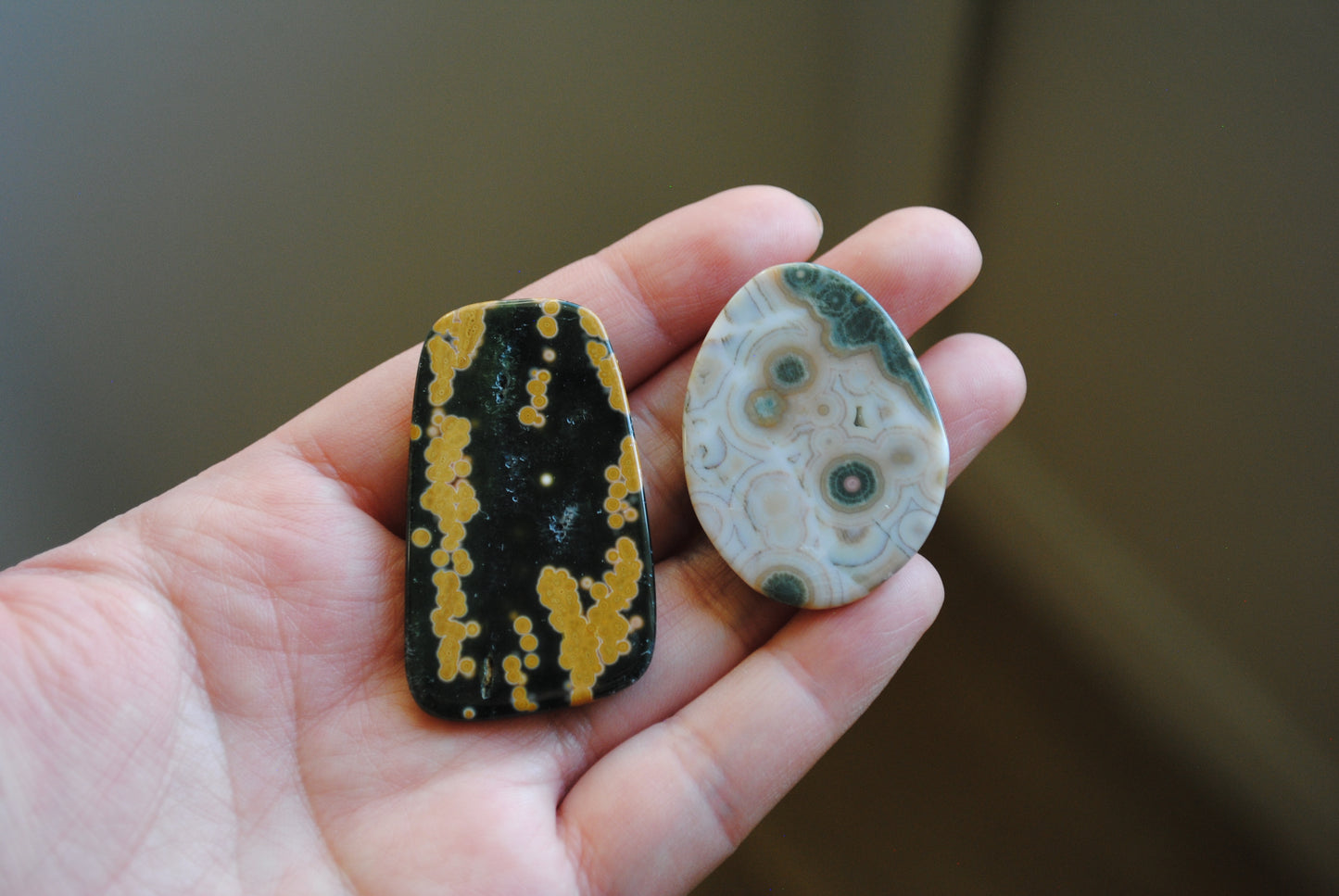 Ocean Jasper freeform cabochons