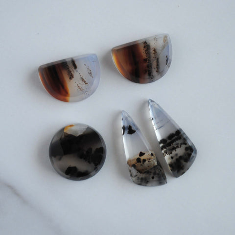 Montana agate cabochons