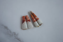Jasper pair cabochons