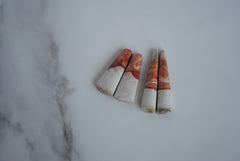 Jasper pair cabochons