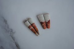Jasper pair cabochons